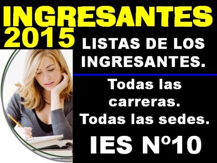 INGRESANTES 15